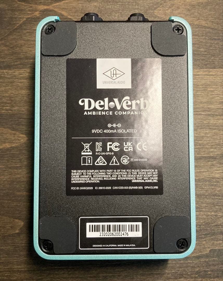 ギター Del-Verb Ambience Companion
