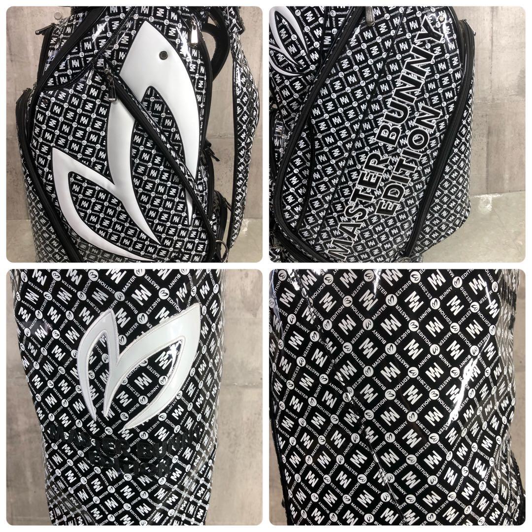 マスターバニーエディション　キャディバッグ　エナメル生地　3点式　カート式