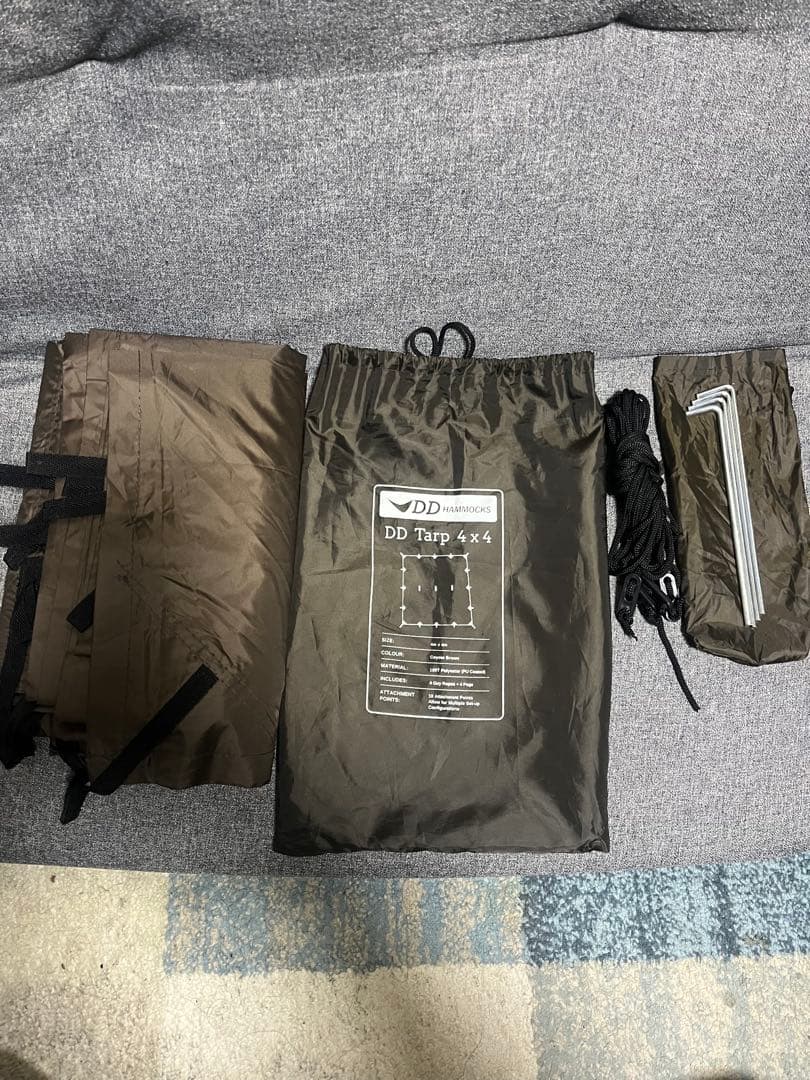 DD Tarp hammock's4x4 コヨーテブラウン