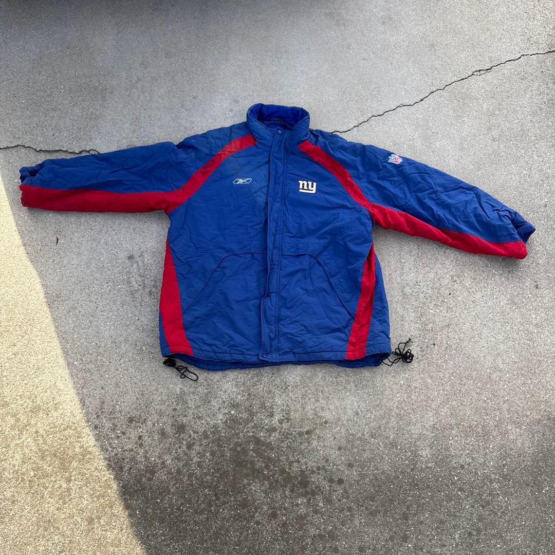 NFL Reebok New York Giants チームロゴ アウター 中綿