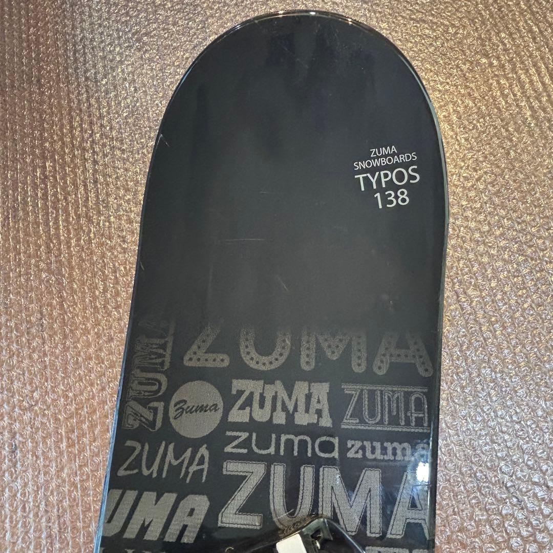 メンズ　ZUMAスノーボードセット　ケース付　138cm 24cm