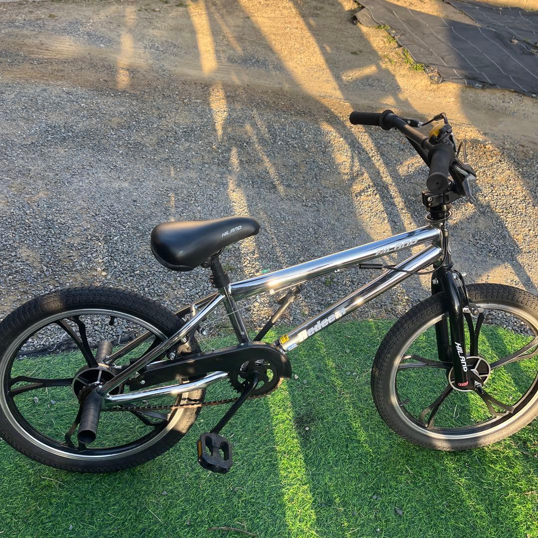 福岡市東区引き取り限定　バイク 20インチ シルバー/ブラック