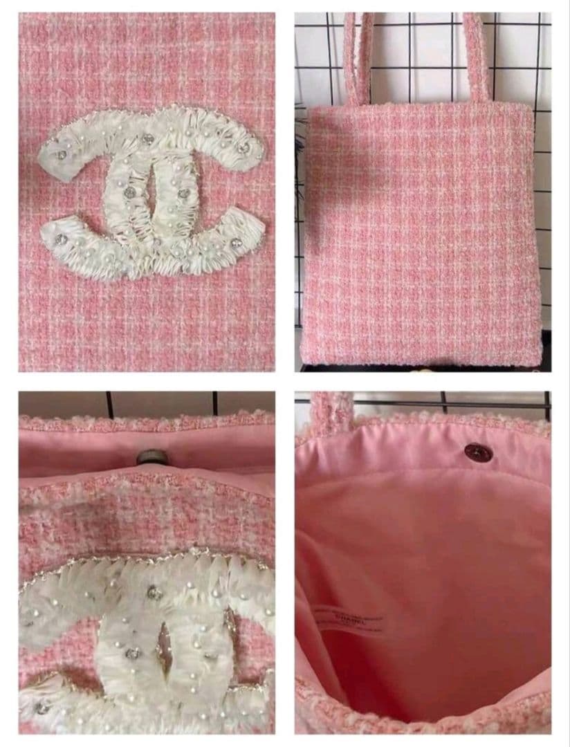 1点のみ！！最安値 CHANEL ノベルティ トートバッグ ピンク ビッグココ