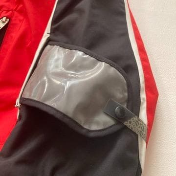 【hamwt】DESCENTE スキージャケット ウェア L 赤×黒