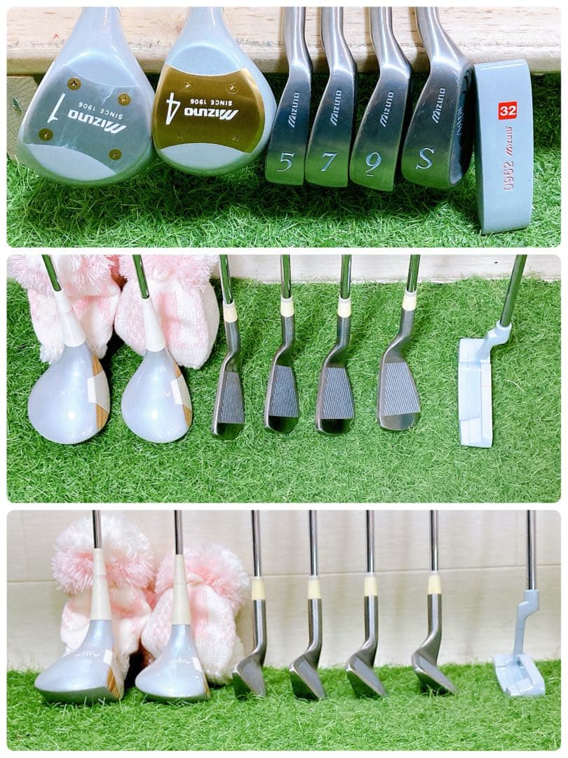 13 ミズノ　初心者オススメ　ゴルフクラブ　レディースセット　右利き