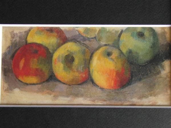 ポール・セザンヌ、５つのりんご、希少な画集より、新品高級額装付、状態良好