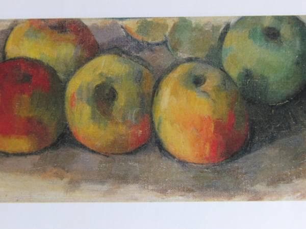 ポール・セザンヌ、５つのりんご、希少な画集より、新品高級額装付、状態良好