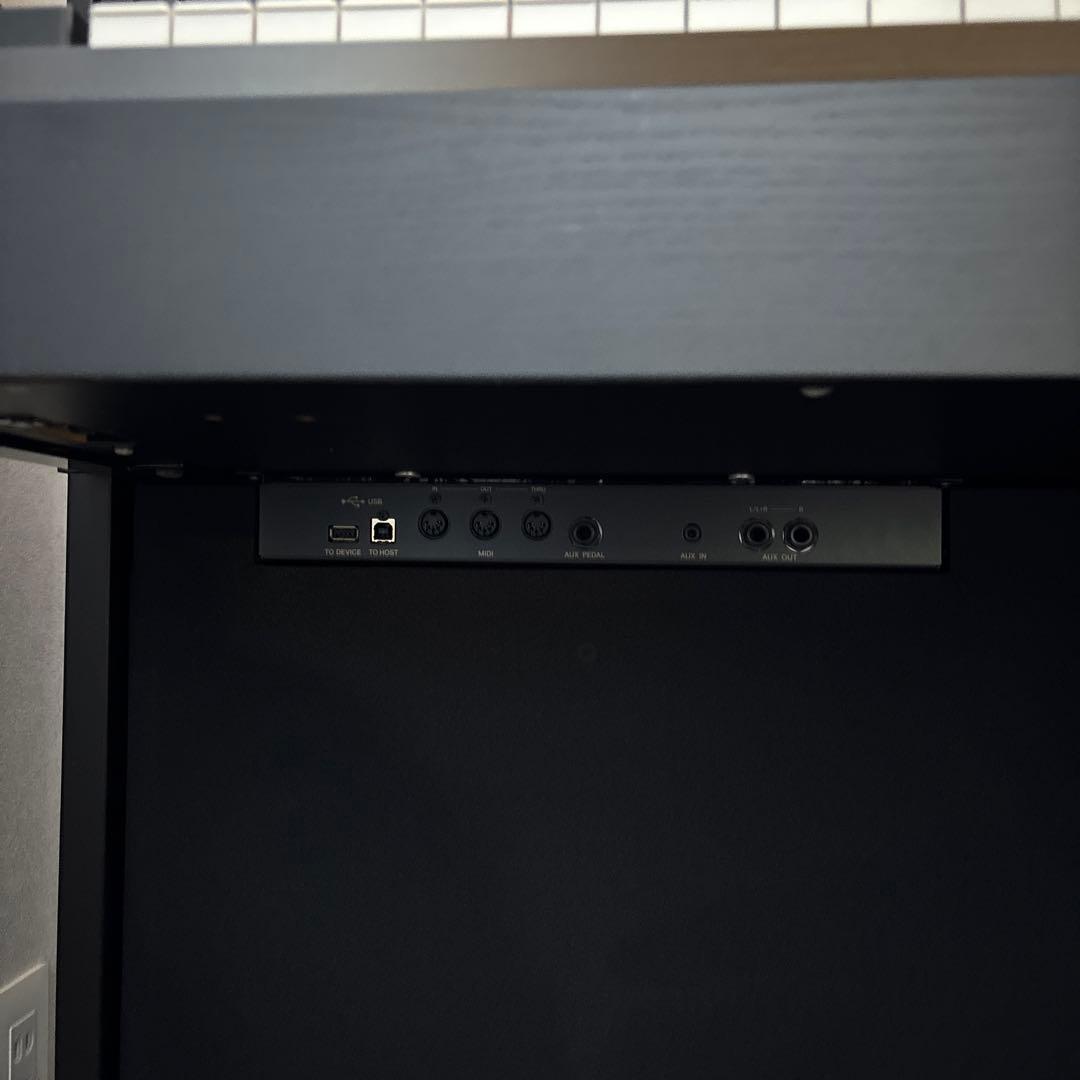 YAMAHA 電子ピアノ 黒 椅子付き