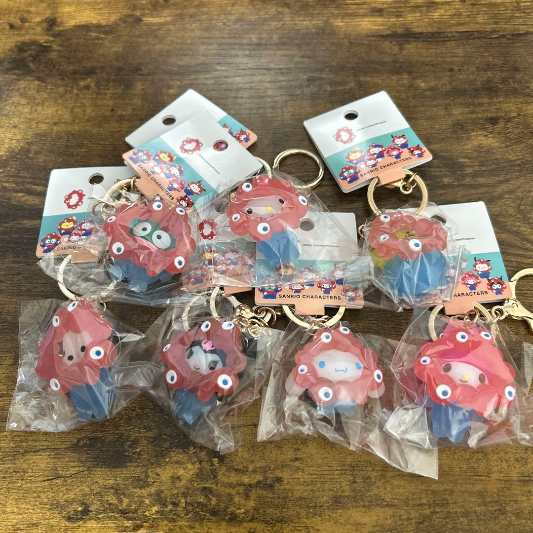 EXPO2025サンリオ ミャクミャク クリアキーホルダー 全７種 コンプ