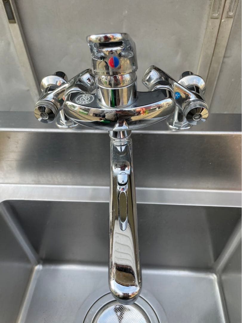 業務用 tanico 1槽シンク 混合水栓 蛇口付き 幅600×奥600 大阪発