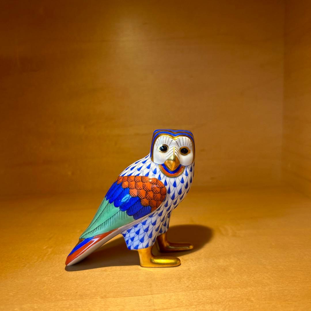 ヘレンド　ふくろう　置物