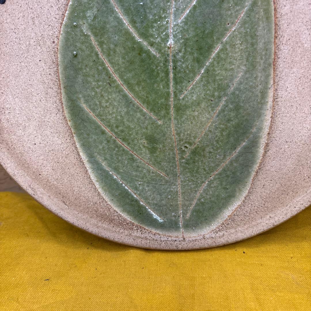 北大路魯山人　木ノ葉　皿　黒田陶々庵 共箱 古美術