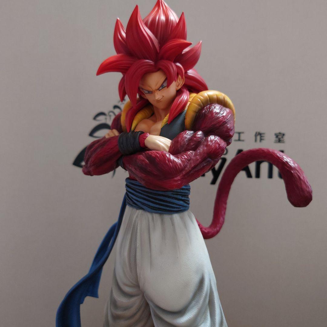 ドラゴンボールガレージキットスーパーサイヤ人4ゴジータスタチュー