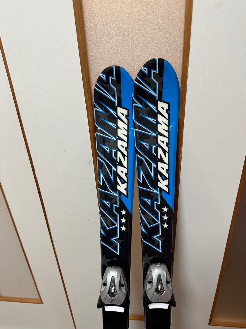 KAZAMA スキー板120cm,ブーツ26”22.5cm,ストック100cm