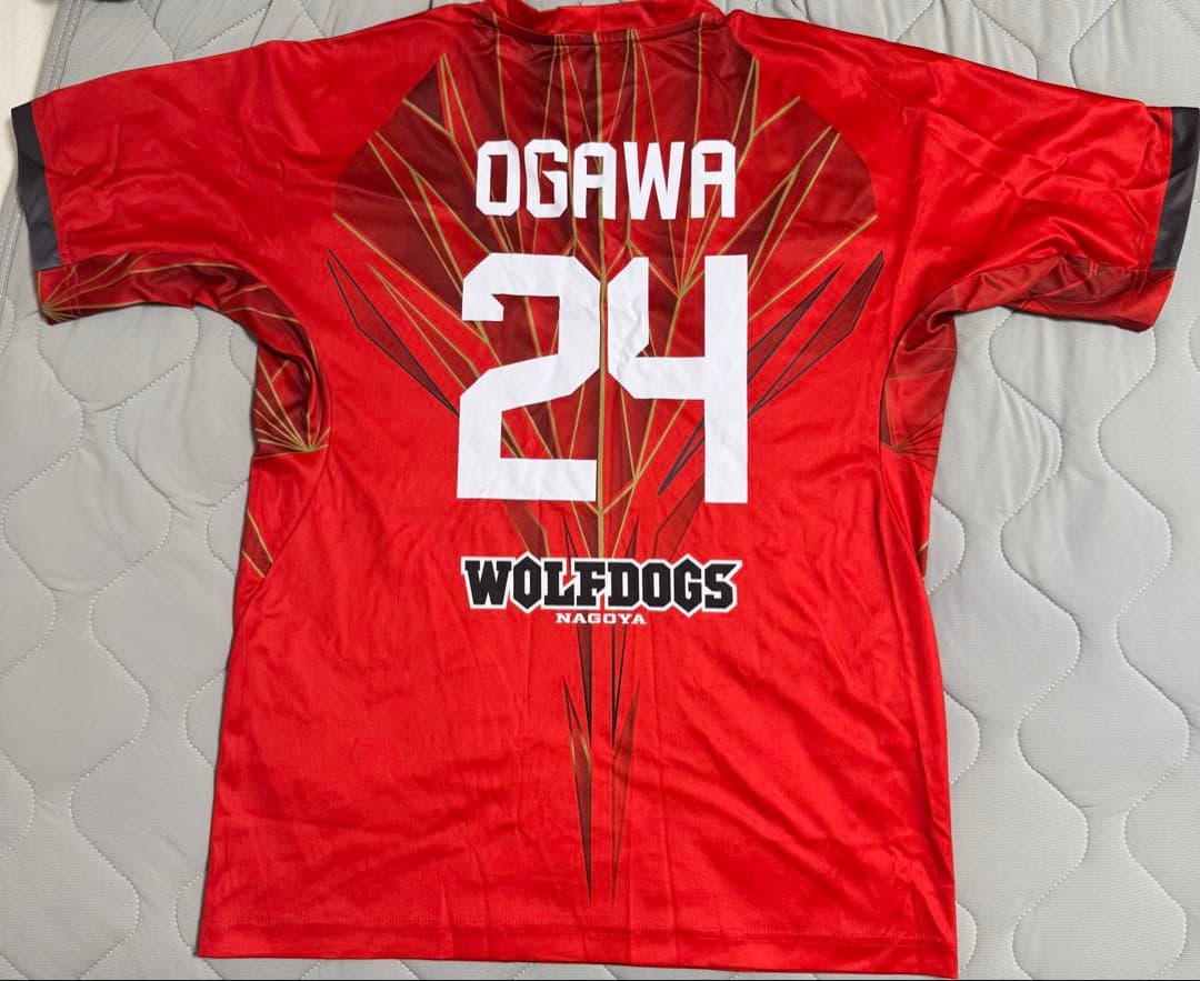 ウルフドッグス名古屋 24 小川智大 レプリカユニフォームTシャツ