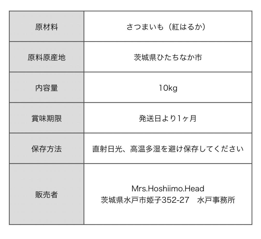 干し芋　ひたちなか産　紅はるか 切り落とし 10kg(梱包込み) No.5