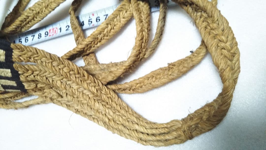 (値下げ)アイヌ背負い縄　タラ　希少民具