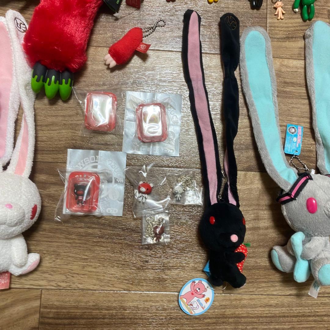 稀少　汎用うさぎ＆グルーミー チャックスGP ぬいぐるみキーホルダー　まとめ売り