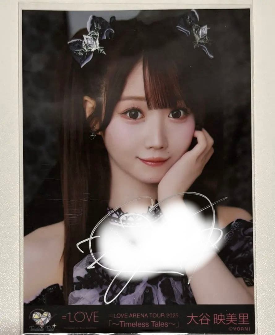 大谷映美里 イコラブ =LOVE 直筆生写真