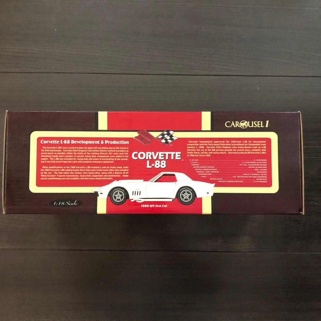 カルーセル１#4603 コルベットＬ-88 GM Test Car 1/18