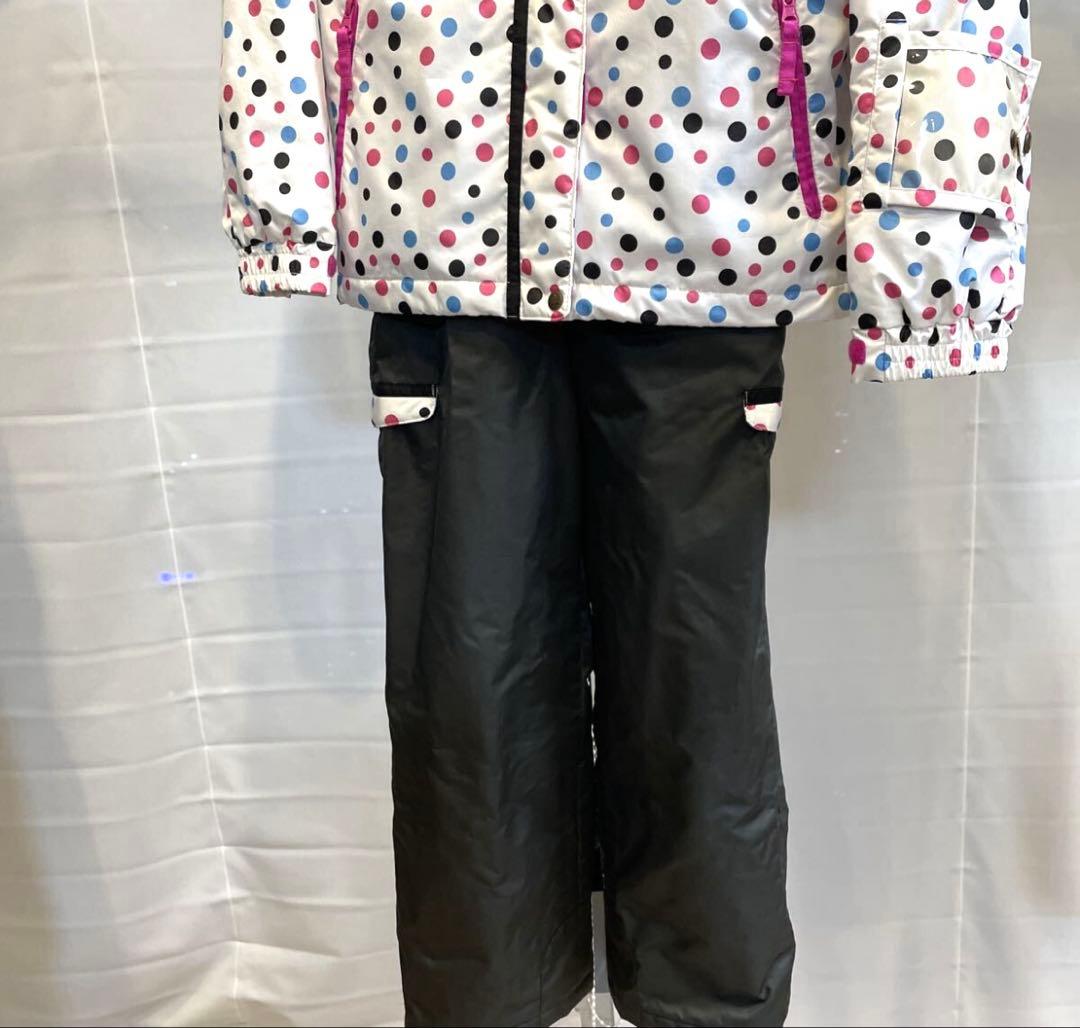 スポルティング　子ども用スキーウェア　水玉