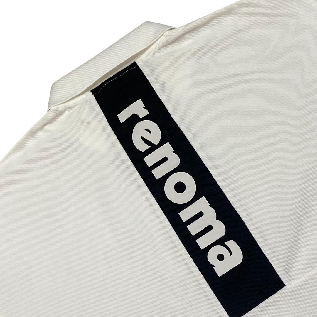 RENOMA GOLF レノマゴルフ 半袖 ポロシャツ XL ホワイト ブラック