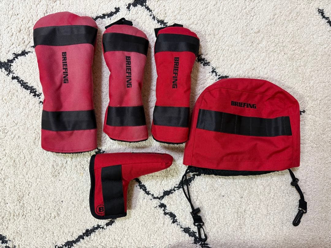 BRIEFING スタンド式ゴルフバッグ RED