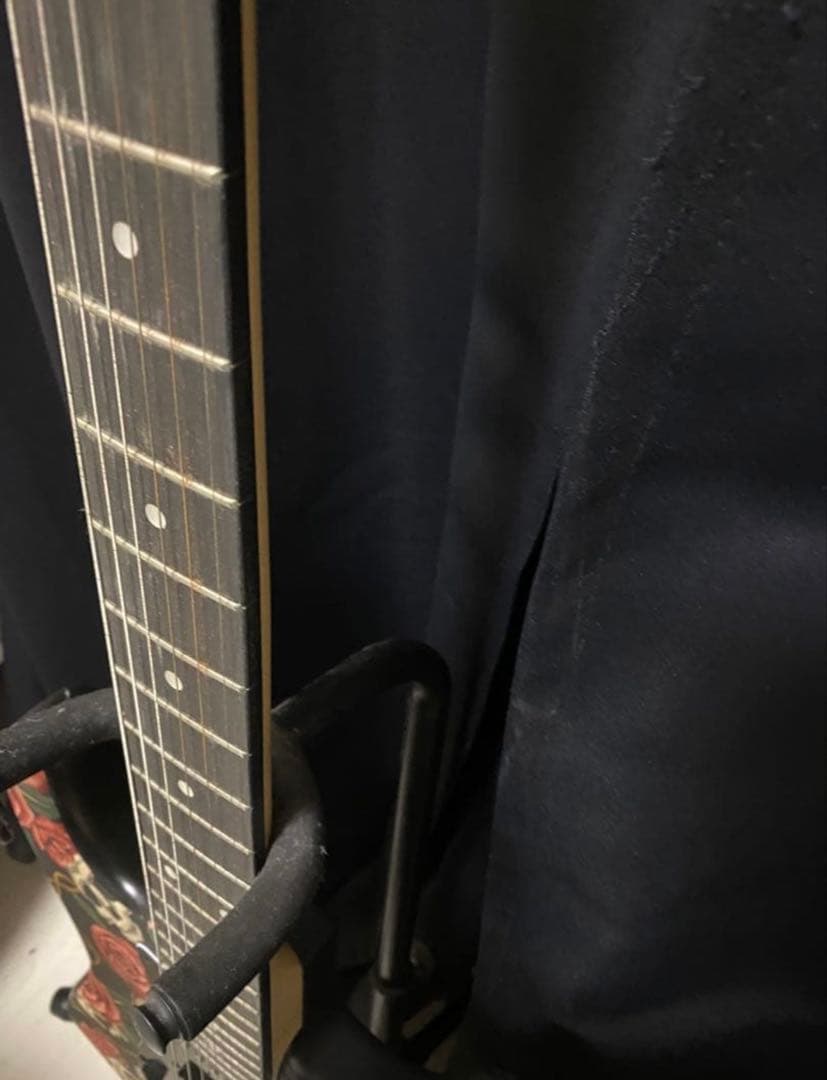 特殊加工 Skull&Roses Blackparts エレキギター