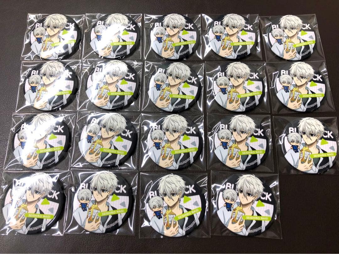 ブルーロック★食べ歩き★トレーディング缶バッジ★凪誠士郎★19個セットまとめ売り