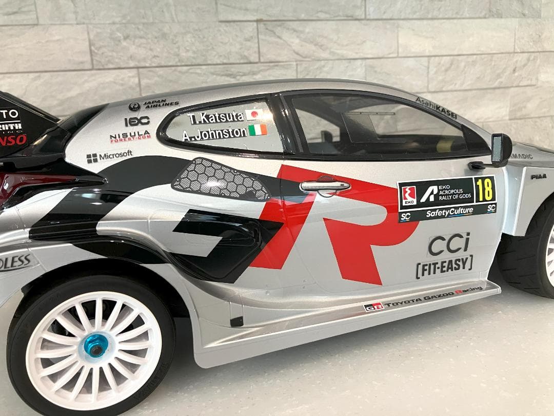 【Yoshi】タミヤRCボディ ヤリス WRC2025 ギリシャ 勝田選手