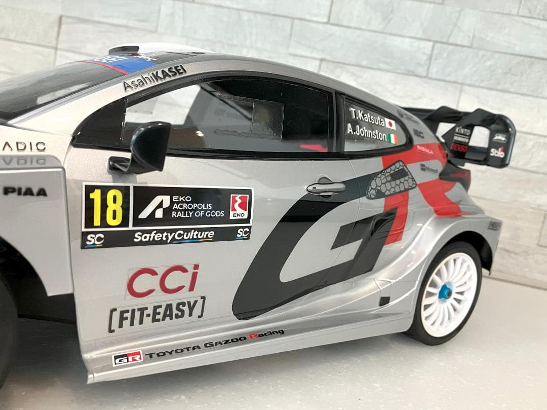 【Yoshi】タミヤRCボディ ヤリス WRC2025 ギリシャ 勝田選手