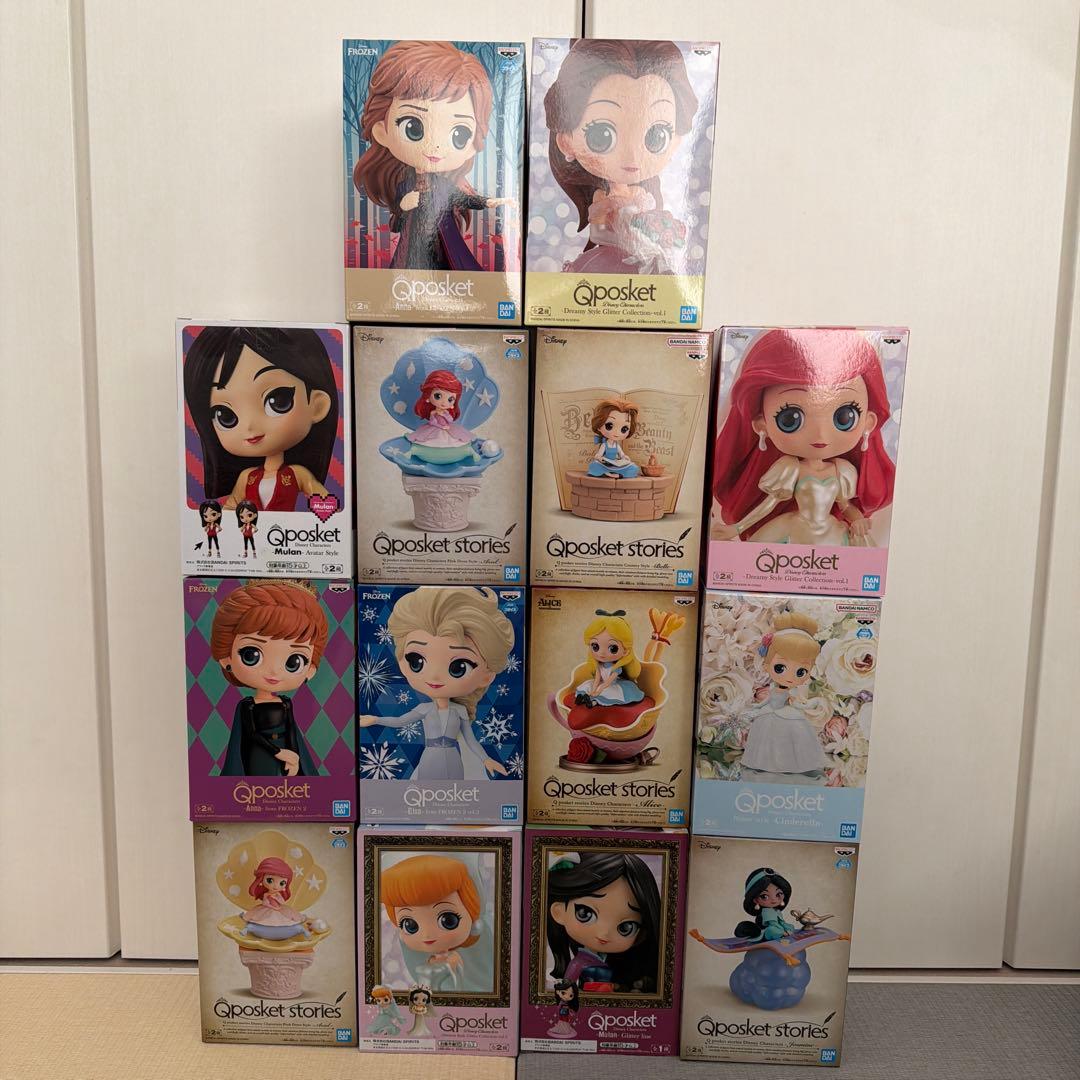 ディズニー Qposket フィギュア 14コ
