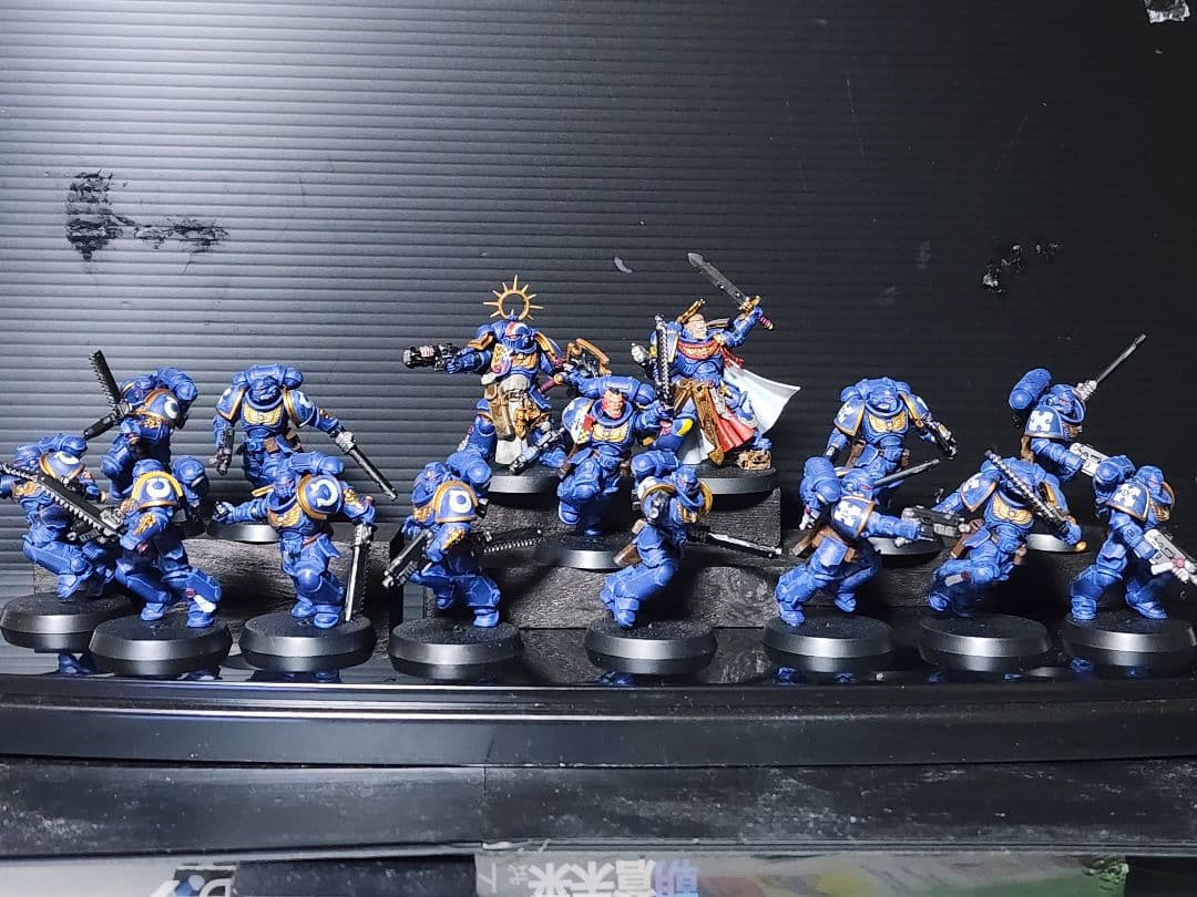 週刊ウォーハンマースペースマリーン全種塗装済み。バラ売り不可。