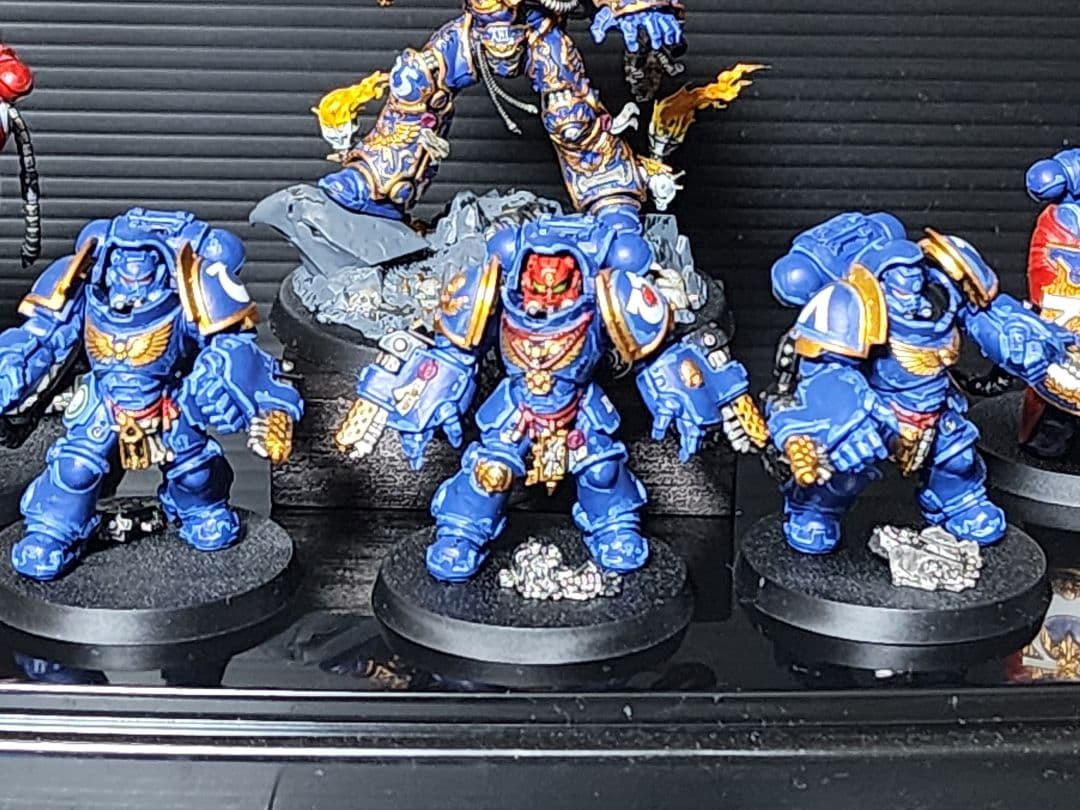 週刊ウォーハンマースペースマリーン全種塗装済み。バラ売り不可。