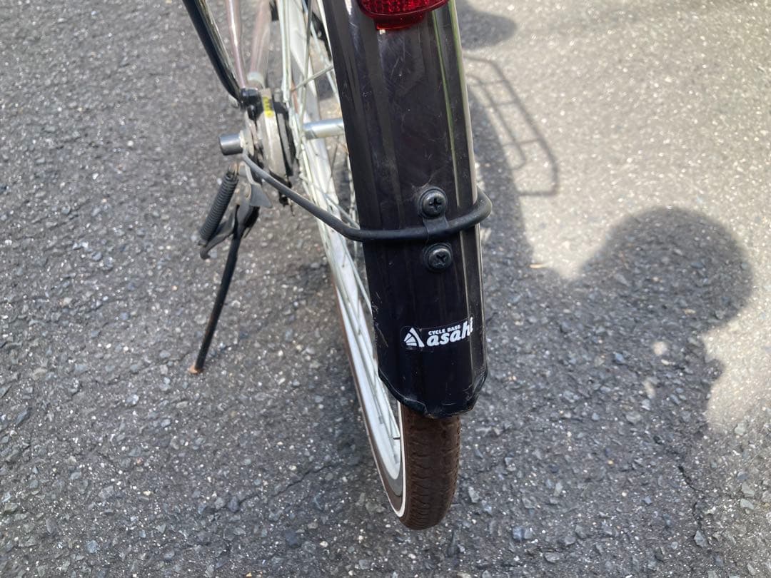 自転車　カジュリー27インチ 6段変速 オートライト アサヒ