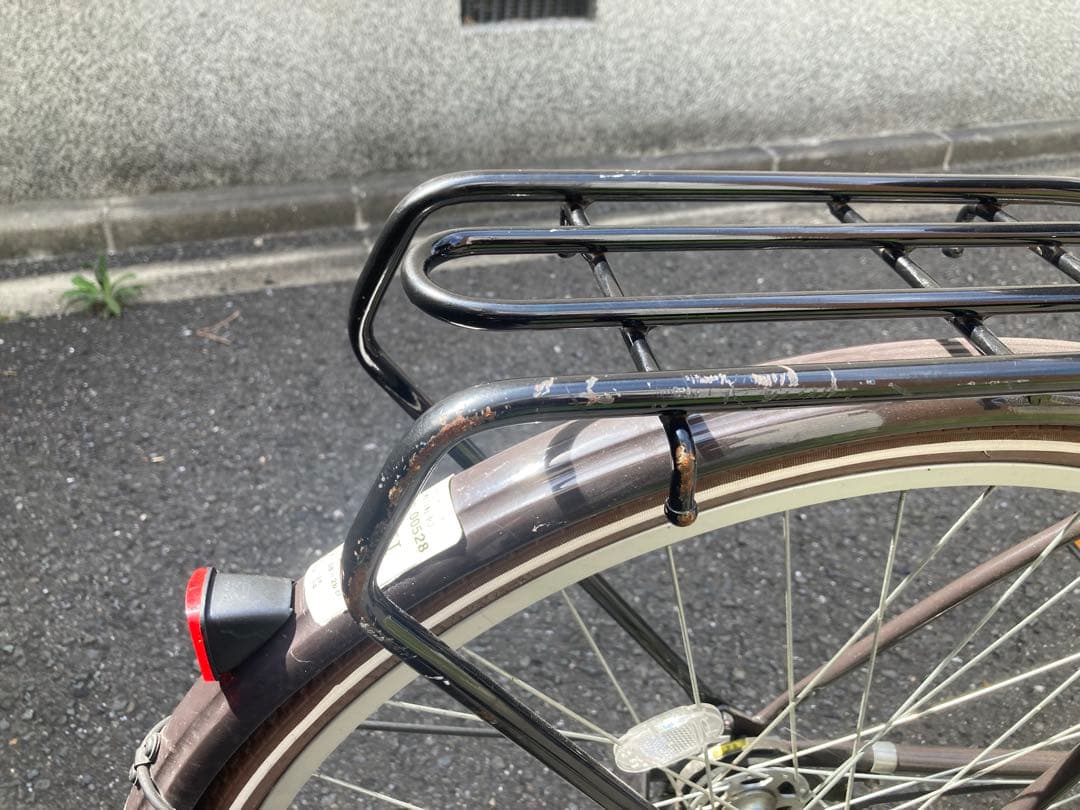 自転車　カジュリー27インチ 6段変速 オートライト アサヒ