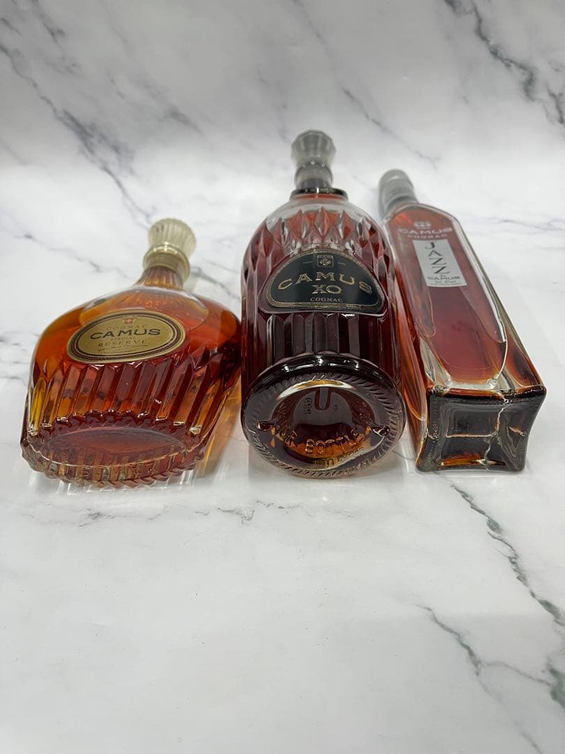 CAMUS カミュ　COGNAC コニャック　ブランデー　3本セット　まとめ売り