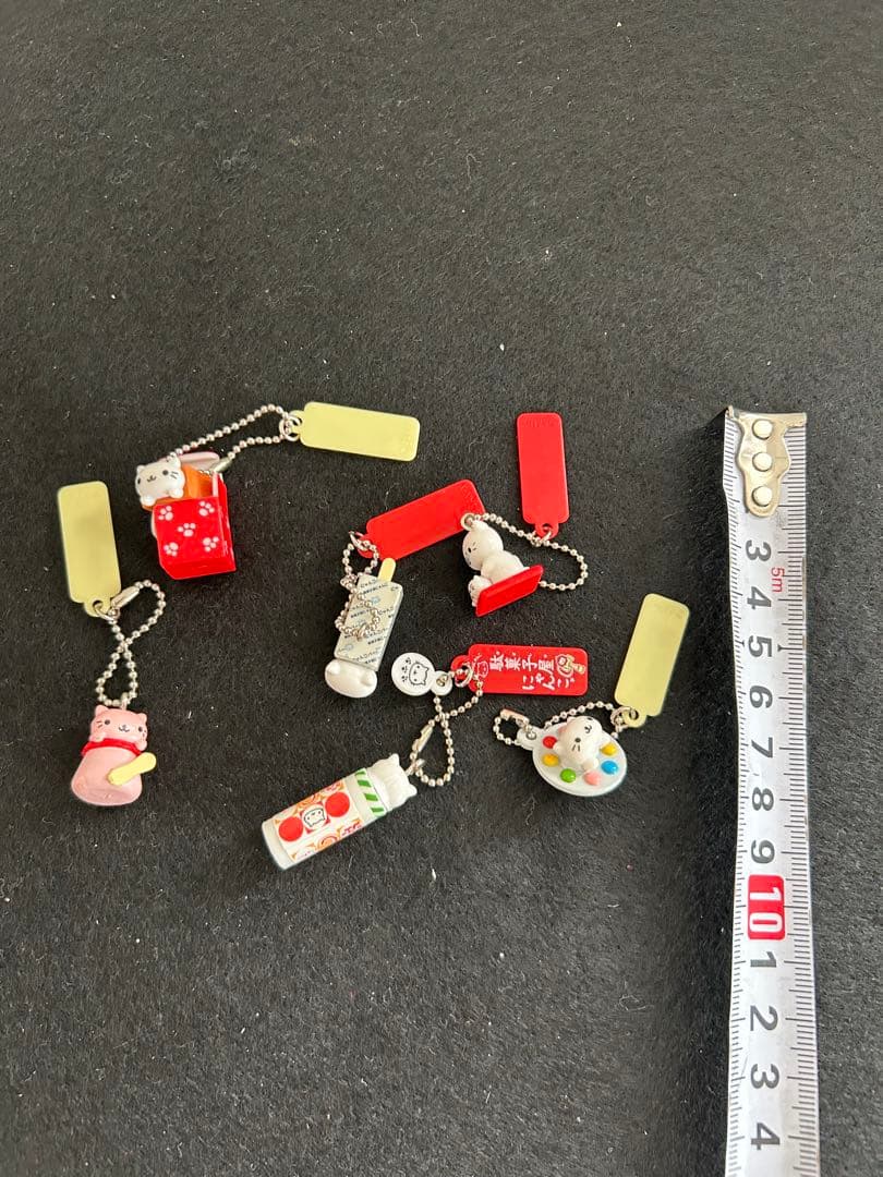 専用！にゃんにゃんにゃんこ　にゃんこ駄菓子屋　ミニ　キーチェーン　6個セット