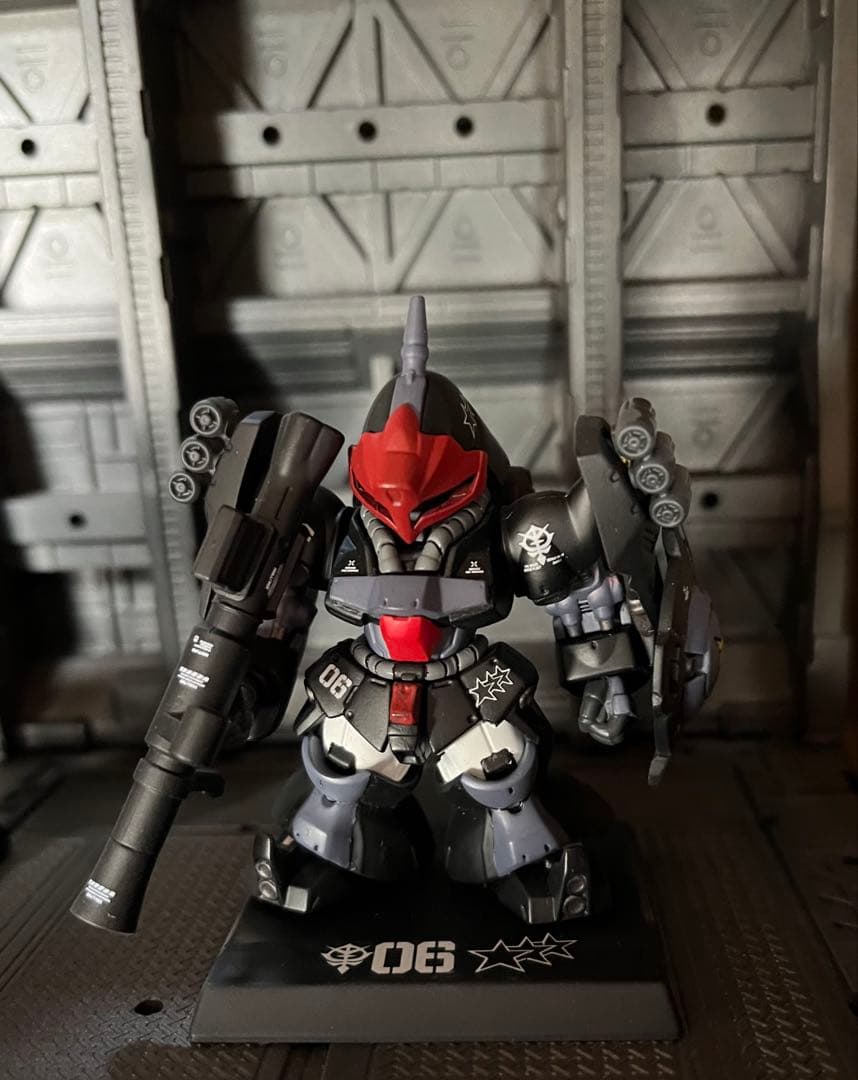 ガンダムコンバージ　黒い3連星　ヤクトドーガ　リペイント