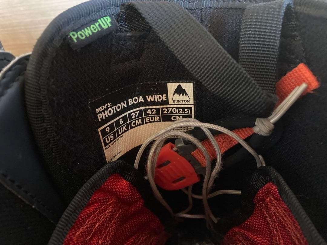 Burton Photon wideブラック スノーボードブーツ