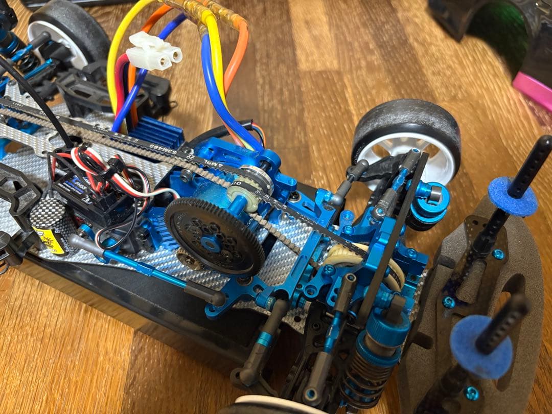 タミヤ　TA05 フルカスタム　スクエア ドリフトコンバージョン　ブラシレス