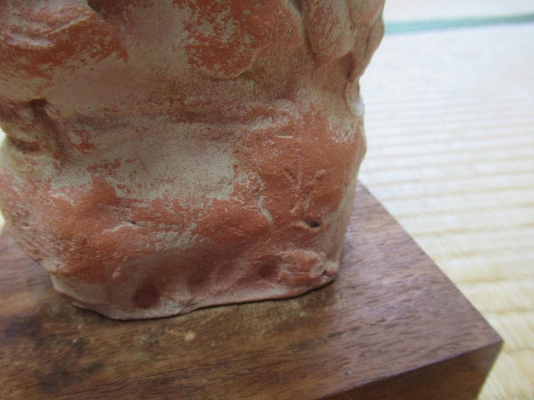 美品 1950年代作品 定価16万◆木内克(きのうち よし) テラコッタ『少女』