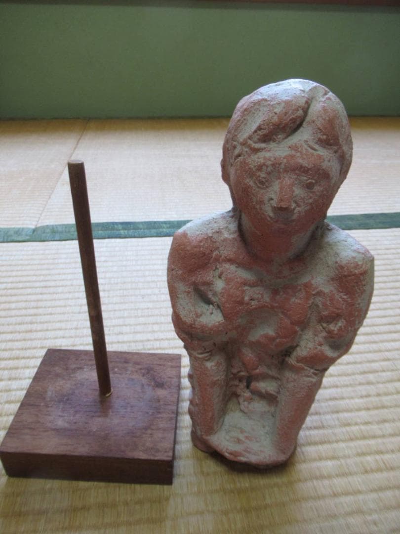 美品 1950年代作品 定価16万◆木内克(きのうち よし) テラコッタ『少女』