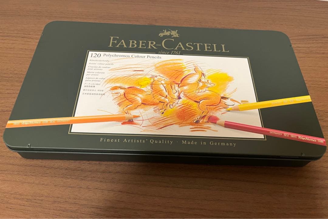 Faber-Castell Polychromos 120色セット　油性色鉛筆