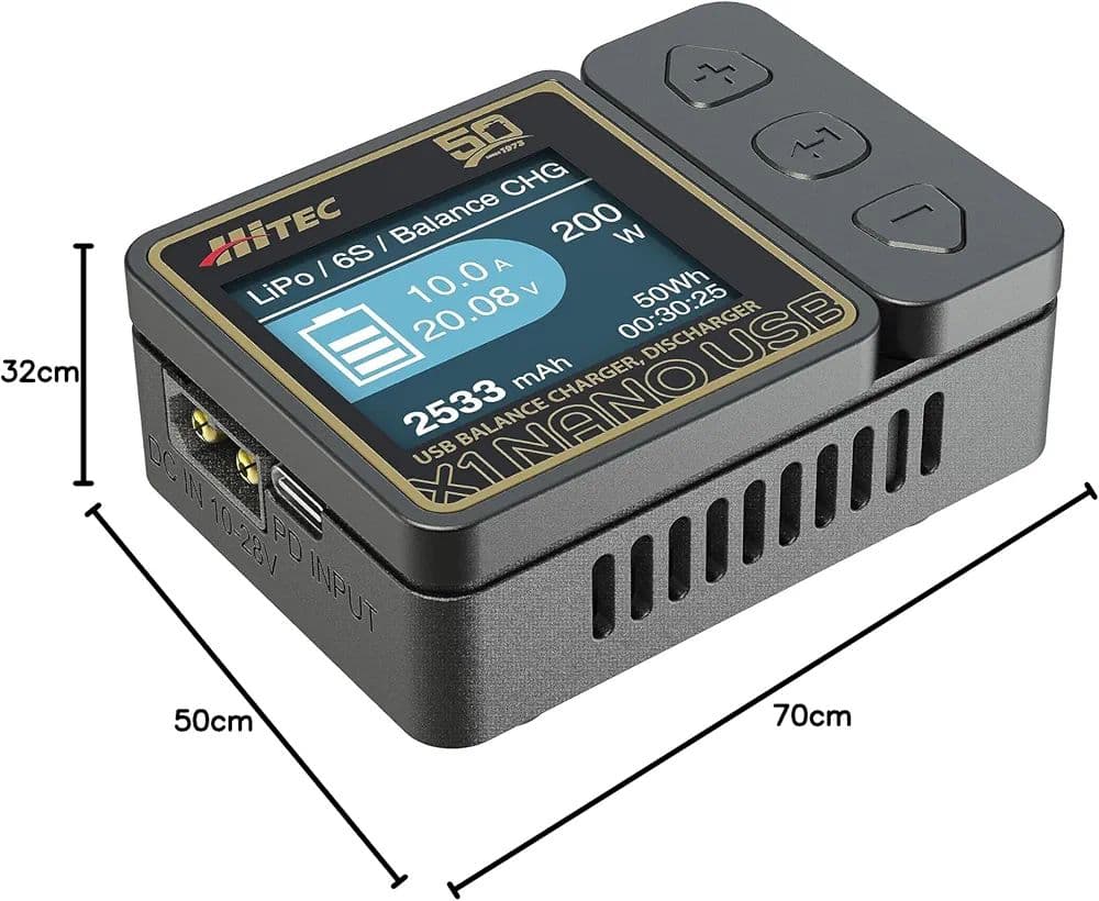 ハイテック X1 ナノUSB バランス充・放電器 50周年記念モデル 44346