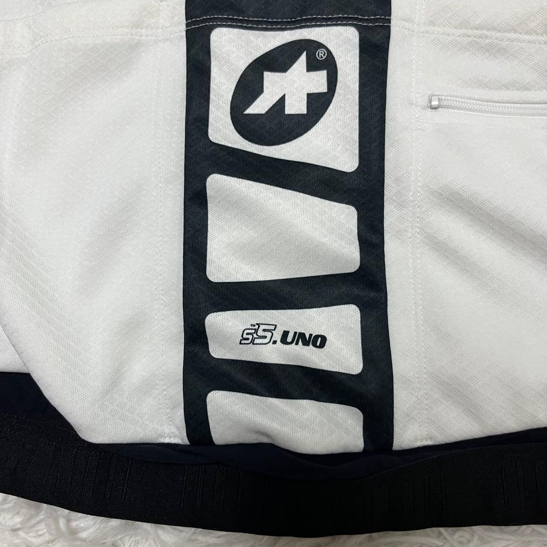 最高級 アソス assos サイクリングウェア 半袖 ホワイト メッシュ 速乾