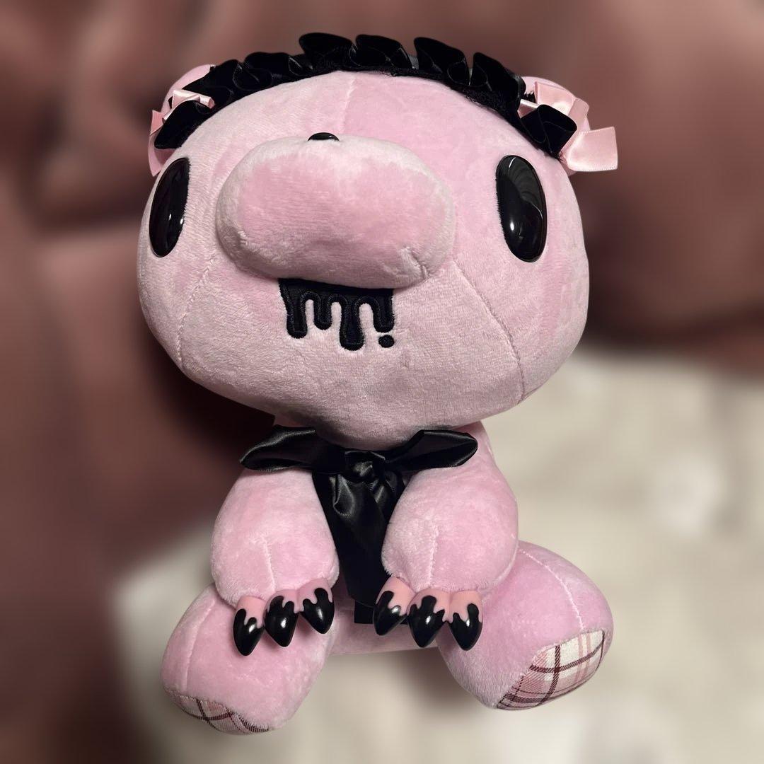 チャックスGP グルーミー ぬいぐるみ head dress ピンク