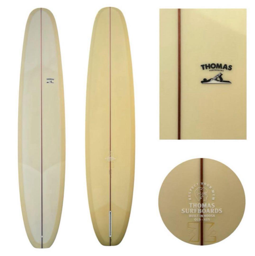 トーマスサーフボード　ロングボード　シングルフィン　ノーズライダー　グリノー