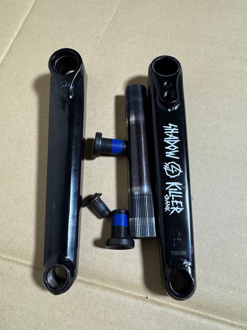 BMX クランクSHADOW KILLER CRANK ブラック