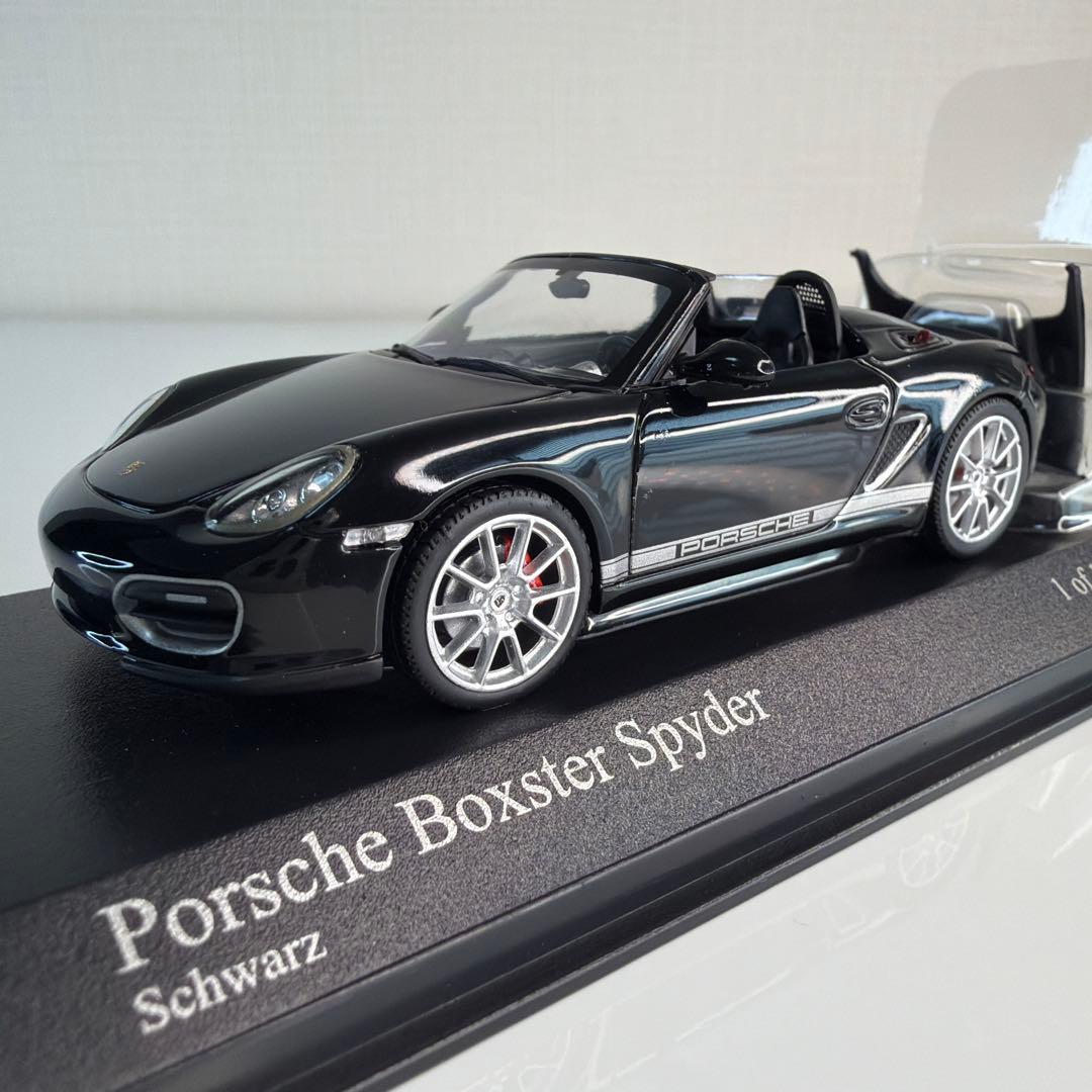 ミニカー Porsche Boxter Spyder 2010 Black /PMA